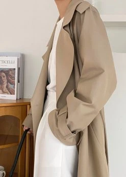 3.another Abril Trench - Sand CLOTHING