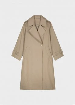 3.another Abril Trench - Sand CLOTHING