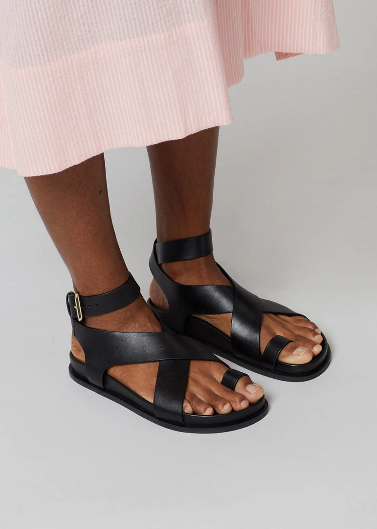 SHOES A.Emery Jalen Sandal - Black 6 SHOES A.Emery Jalen Sandal - Black