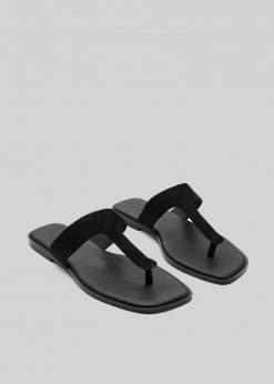 A.Emery X Matteau Rhodes Sandal - Black Suede