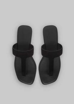 A.Emery X Matteau Rhodes Sandal - Black Suede