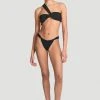 Aexae Ruched Swimsuit Bottoms - Black CLOTHING