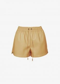 The Frankie Shop CLOTHING Agata Gym Shorts - Butter 19 The Frankie Shop CLOTHING Agata Gym Shorts - Butter