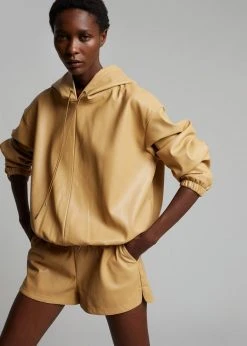 The Frankie Shop CLOTHING Agata Gym Shorts - Butter 17 The Frankie Shop CLOTHING Agata Gym Shorts - Butter