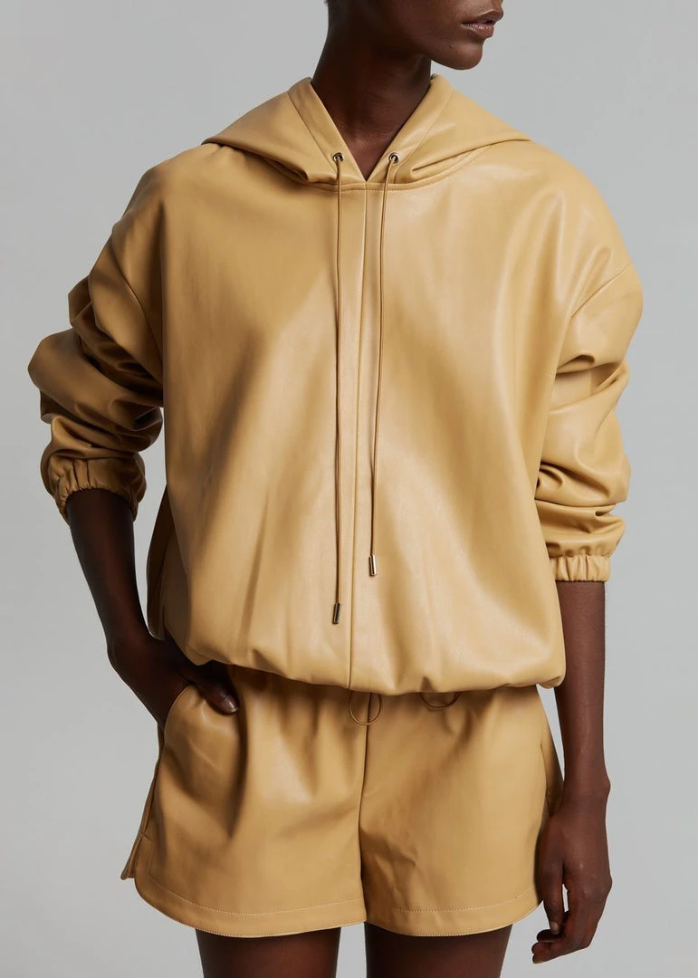 The Frankie Shop CLOTHING Agata Gym Shorts - Butter 7 The Frankie Shop CLOTHING Agata Gym Shorts - Butter