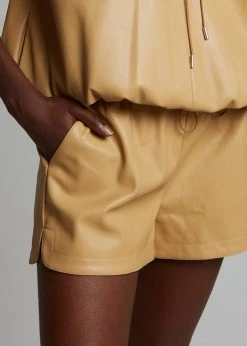 The Frankie Shop CLOTHING Agata Gym Shorts - Butter 15 The Frankie Shop CLOTHING Agata Gym Shorts - Butter