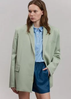 Mumu Amarit Blazer - Sage CLOTHING