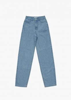 CLOTHING Amomento Recycled Cotton Denim- Mid Blue