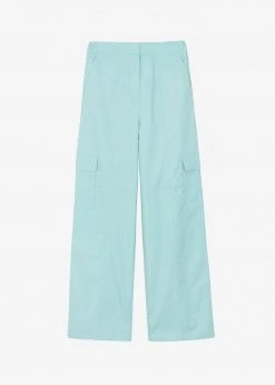 The Frankie Shop Anada Cargo Pants - Mint CLOTHING