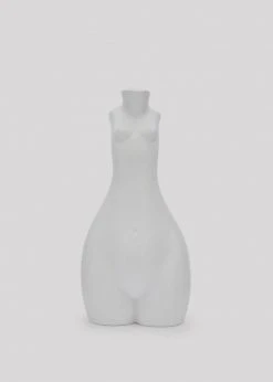 LIFESTYLE Anissa Kermiche Tit For Tat Tall Candlestick - White