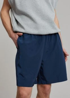 The Frankie Shop Men Arch Gym Shorts - Navy