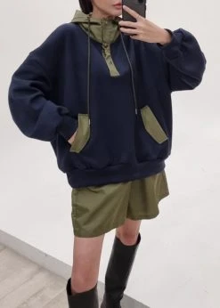 The Frankie Shop Archer Gym Shorts - Olive CLOTHING