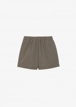 The Frankie Shop Archer Gym Shorts - Olive CLOTHING