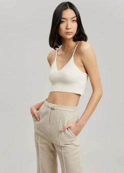 The Frankie Shop CLOTHING Ariose Bralette - Cream