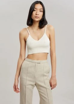 The Frankie Shop CLOTHING Ariose Bralette - Cream