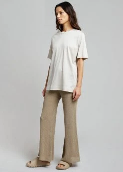 The Frankie Shop CLOTHING Arlo Tee - Oyster