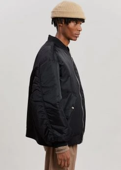 The Frankie Shop CLOTHING Astra Bomber Jacket - Black 13 The Frankie Shop CLOTHING Astra Bomber Jacket - Black