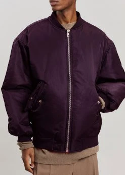 The Frankie Shop CLOTHING Astra Bomber Jacket - Royal Purple