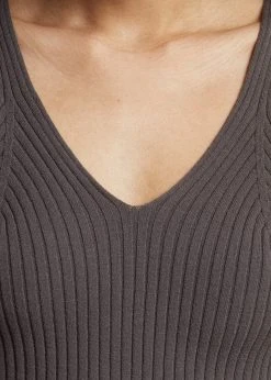 The Frankie Shop CLOTHING Athena Knit Bralette - Carafe