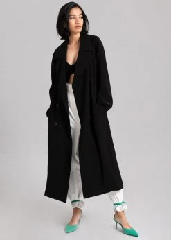 Blossom CLOTHING Avery Trench Coat - Black