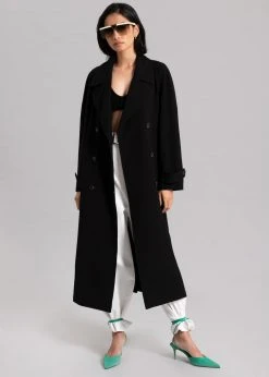 Blossom CLOTHING Avery Trench Coat - Black