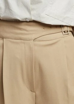 Mellor Aya Belted Suit Shorts - True Tan 14 Mellor Aya Belted Suit Shorts - True Tan