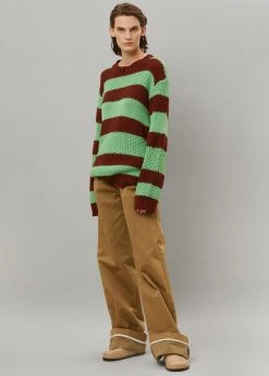 Le Smoking CLOTHING Banks Sweater - Brown/Green