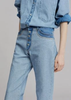 Agit CLOTHING Bay Reverse Jeans - Worn Wash