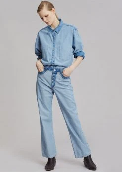 Agit CLOTHING Bay Reverse Shirt - Worn Wash