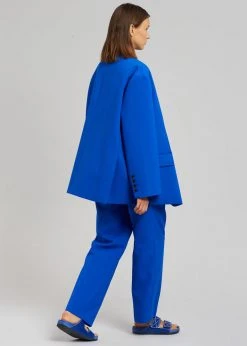 The Frankie Shop CLOTHING Bea Blazer - Cobalt