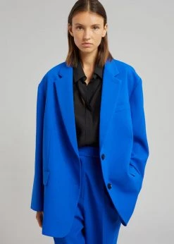 The Frankie Shop CLOTHING Bea Blazer - Cobalt