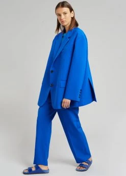 The Frankie Shop CLOTHING Bea Blazer - Cobalt