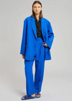 The Frankie Shop CLOTHING Bea Blazer - Cobalt