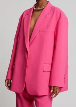 The Frankie Shop CLOTHING Bea Blazer - Fuchsia