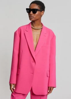 The Frankie Shop CLOTHING Bea Blazer - Fuchsia
