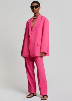 The Frankie Shop CLOTHING Bea Blazer - Fuchsia