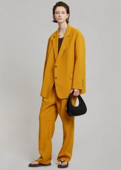 The Frankie Shop Bea Blazer - Mustard