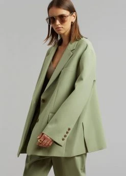 The Frankie Shop Bea Blazer - Sage CLOTHING 16 The Frankie Shop Bea Blazer - Sage CLOTHING