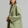 The Frankie Shop Bea Blazer - Sage CLOTHING