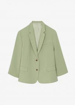 The Frankie Shop Bea Blazer - Sage CLOTHING 19 The Frankie Shop Bea Blazer - Sage CLOTHING