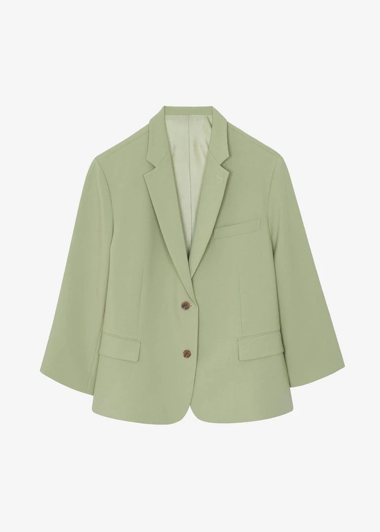 The Frankie Shop Bea Blazer - Sage CLOTHING 10 The Frankie Shop Bea Blazer - Sage CLOTHING