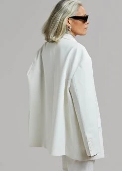 The Frankie Shop CLOTHING Bea Blazer - White