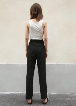 The Frankie Shop CLOTHING Bea Suit Pants - Black 14 The Frankie Shop CLOTHING Bea Suit Pants - Black