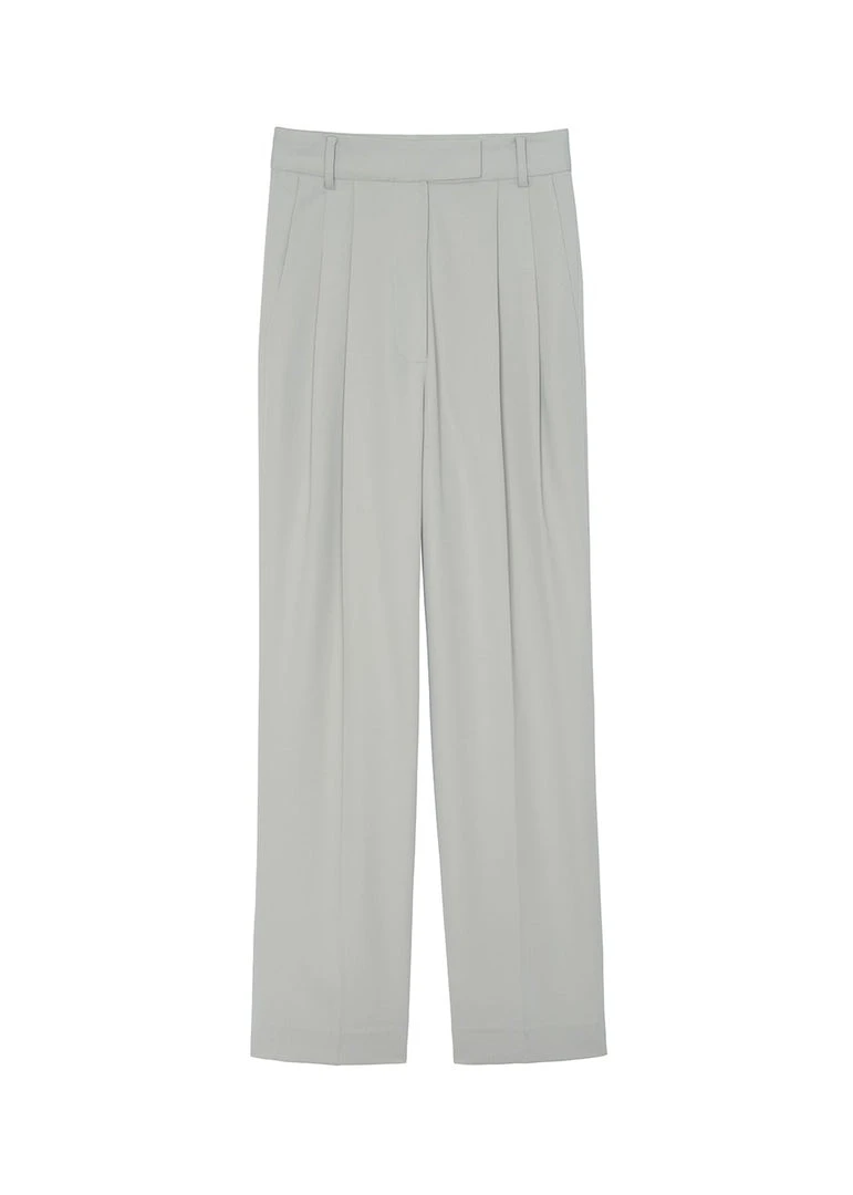 The Frankie Shop Bea Pleated Suit Pants - Grey 8 The Frankie Shop Bea Pleated Suit Pants - Grey