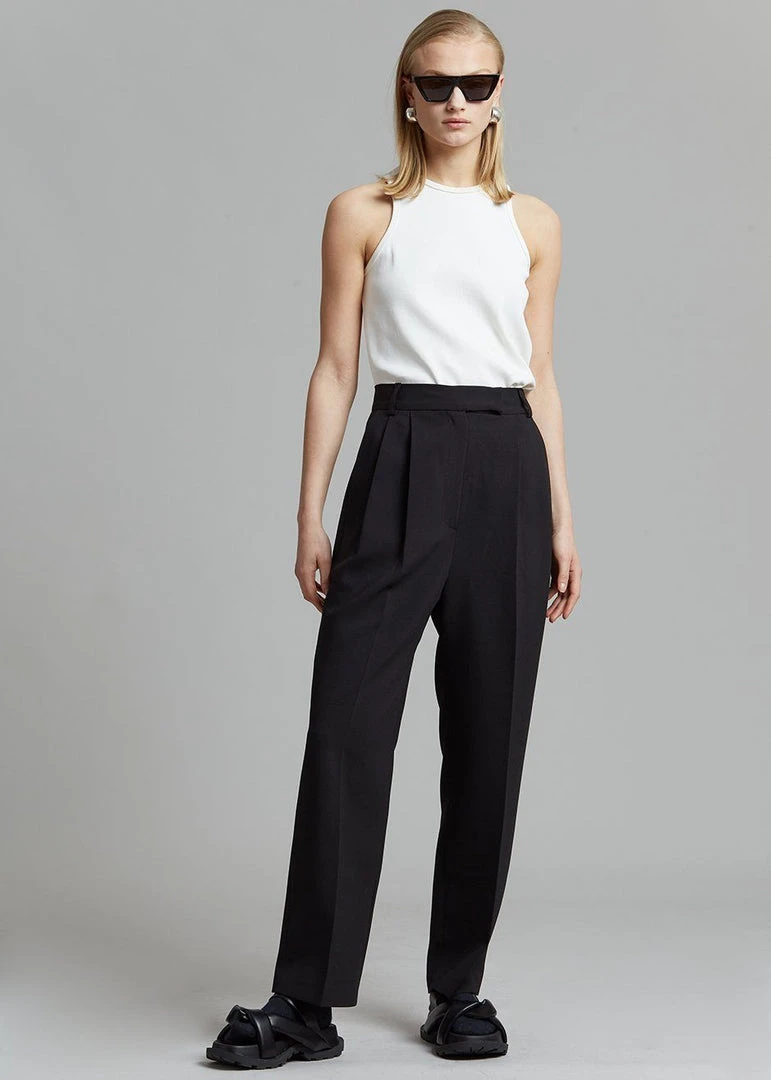 The Frankie Shop CLOTHING Bea Suit Pants - Black 3 The Frankie Shop CLOTHING Bea Suit Pants - Black