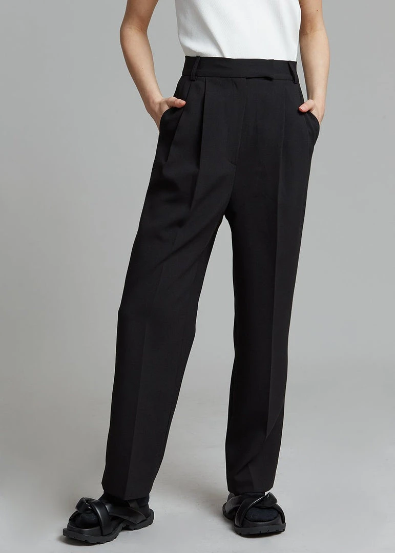 The Frankie Shop CLOTHING Bea Suit Pants - Black 1 The Frankie Shop CLOTHING Bea Suit Pants - Black