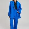 The Frankie Shop Bea Suit Pants - Cobalt