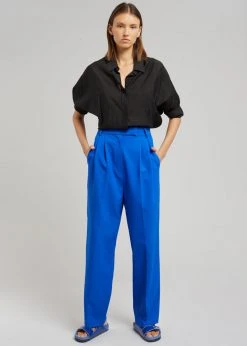 The Frankie Shop Bea Suit Pants - Cobalt