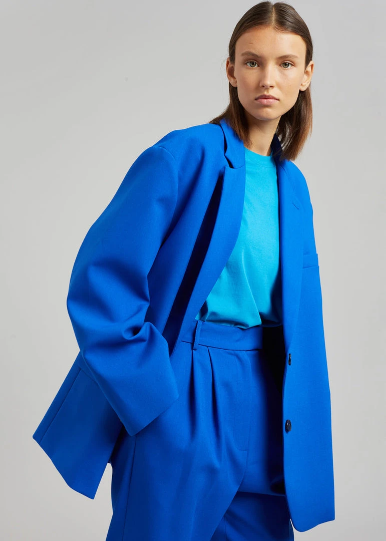 The Frankie Shop Bea Suit Pants - Cobalt 6 The Frankie Shop Bea Suit Pants - Cobalt