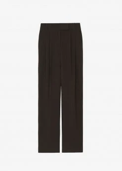 The Frankie Shop CLOTHING Bea Suit Pants - Dark Espresso